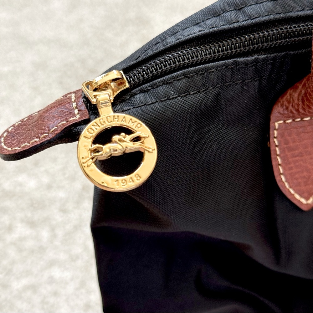 Longchamp LE PLIAGE ORIGINAL S HANDBAG Black - Recycled Canvas - Picture 11 of 11